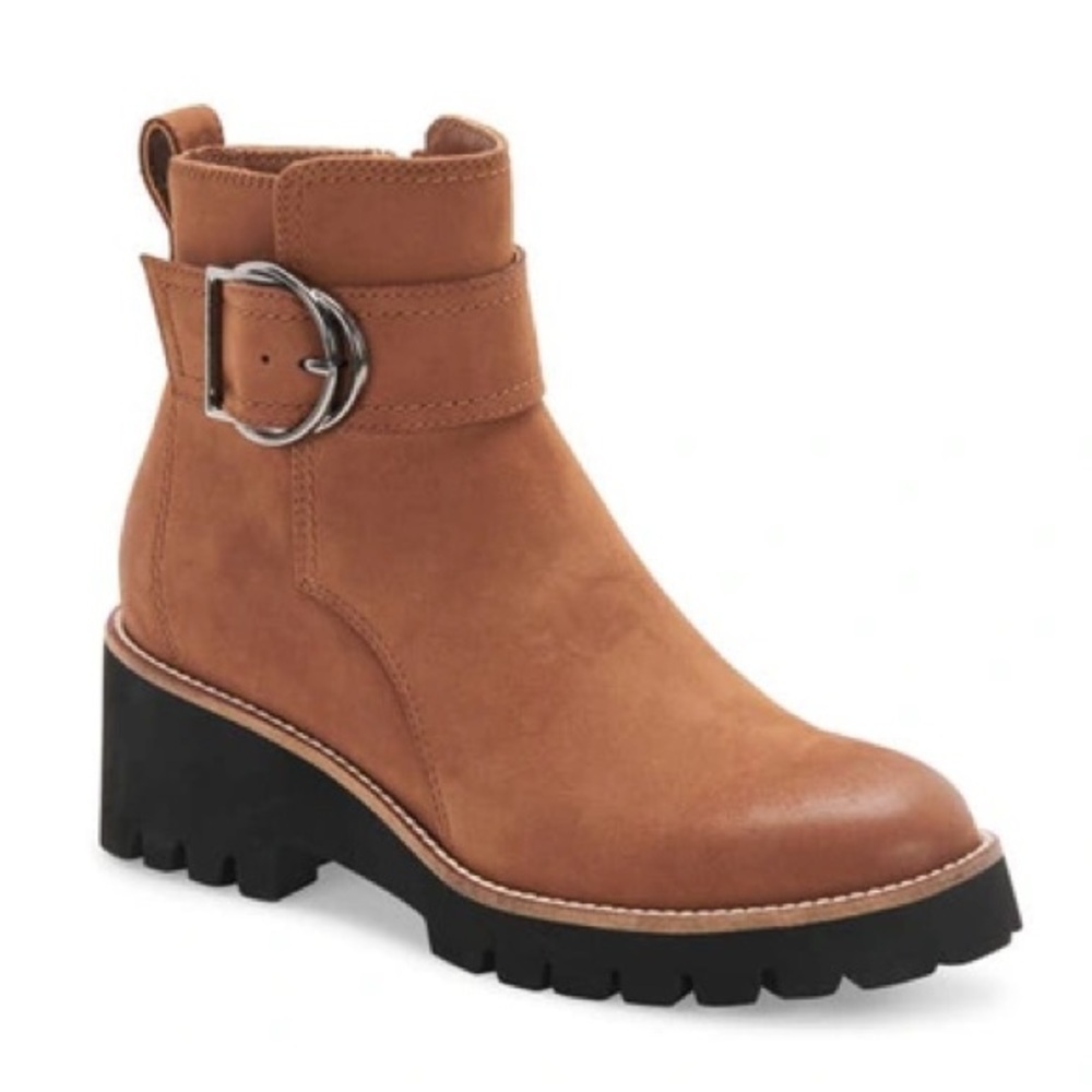 NEW! Dagger Waterproof Nubuck Leather Booties - Size 8.5